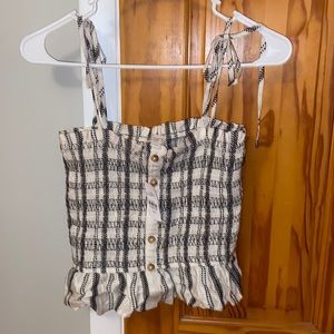 Loft - Tank Top with Tie Straps
